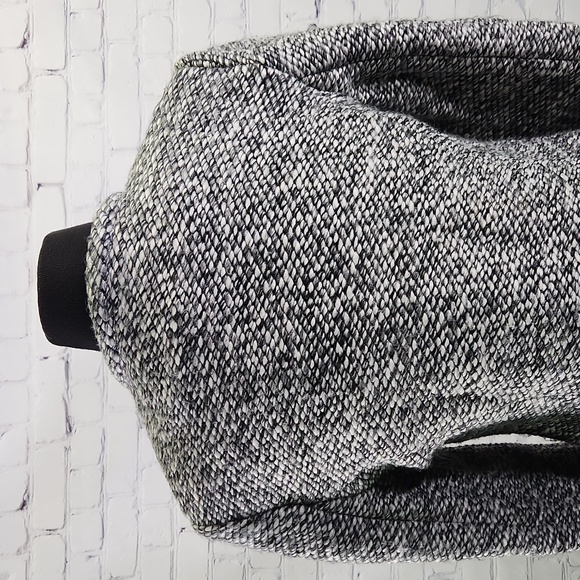 LOFT Wool Sweater Blazer with Faux Leather Pockets -Size 6 - Picture 7 of 12